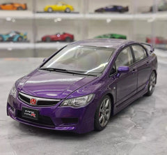 [MotorHelix] 1:18 Honda 2007 Civic Type R FD2 paars modelauto Die-Cast