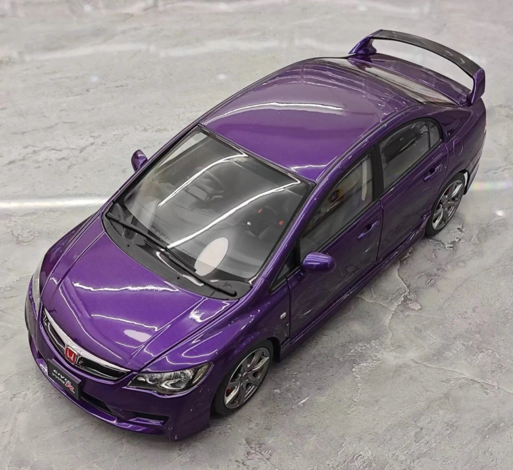 [MotorHelix] 1:18 Honda 2007 Civic Type R FD2 paars modelauto Die-Cast