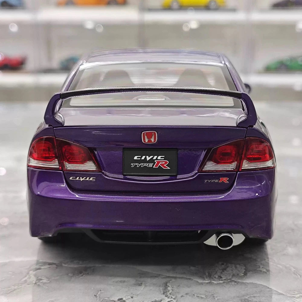 [MotorHelix] 1:18 Honda 2007 Civic Type R FD2 paars modelauto Die-Cast
