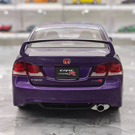 [MotorHelix] 1:18 Honda 2007 Civic Type R FD2 Purple Model Car Die-Cast