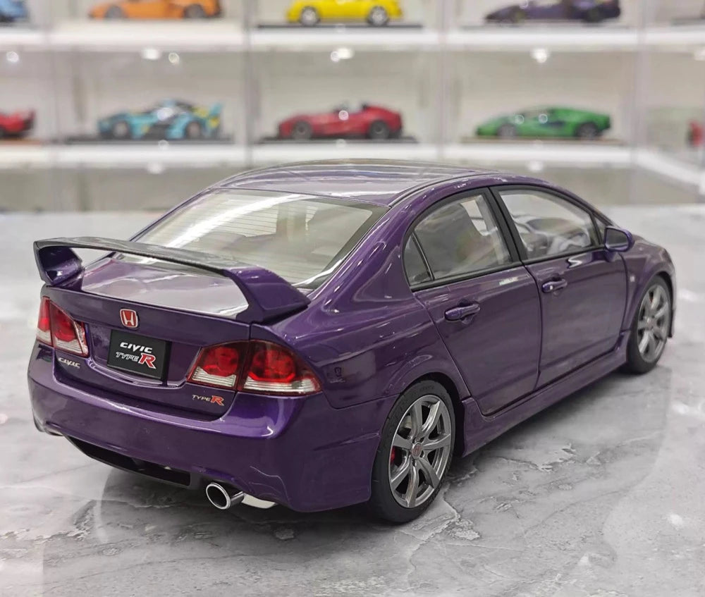 [MotorHelix] 1:18 Honda 2007 Civic Type R FD2 paars modelauto Die-Cast