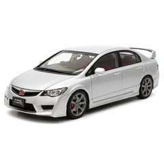 [MotorHelix] 1:18 Honda 2007 Civic Type R FD2 Silver Model Car Die-Cast