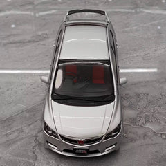 [MotorHelix] 1:18 Honda 2007 Civic Type R FD2 Silver Model Car Die-Cast
