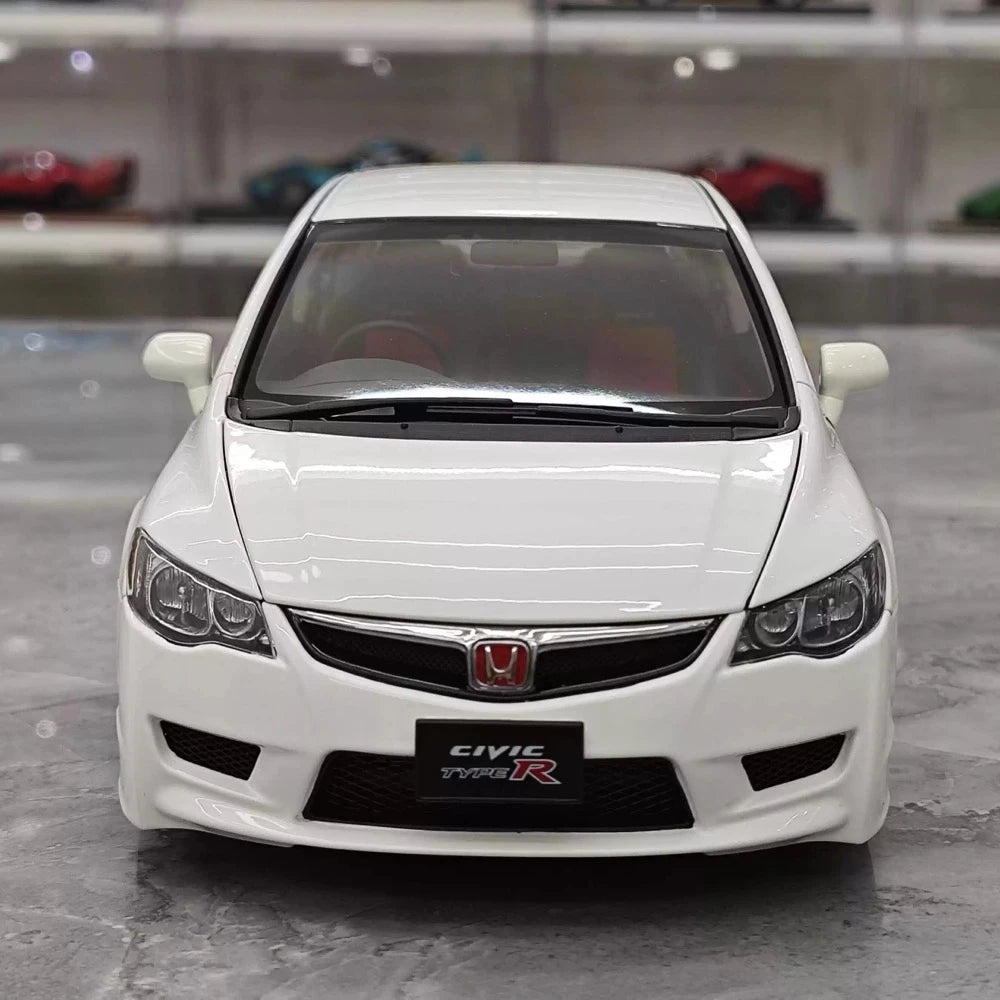 [MotorHelix] 1:18 Honda 2007 Civic Type R FD2 ホワイト モデルカー Die-Cast