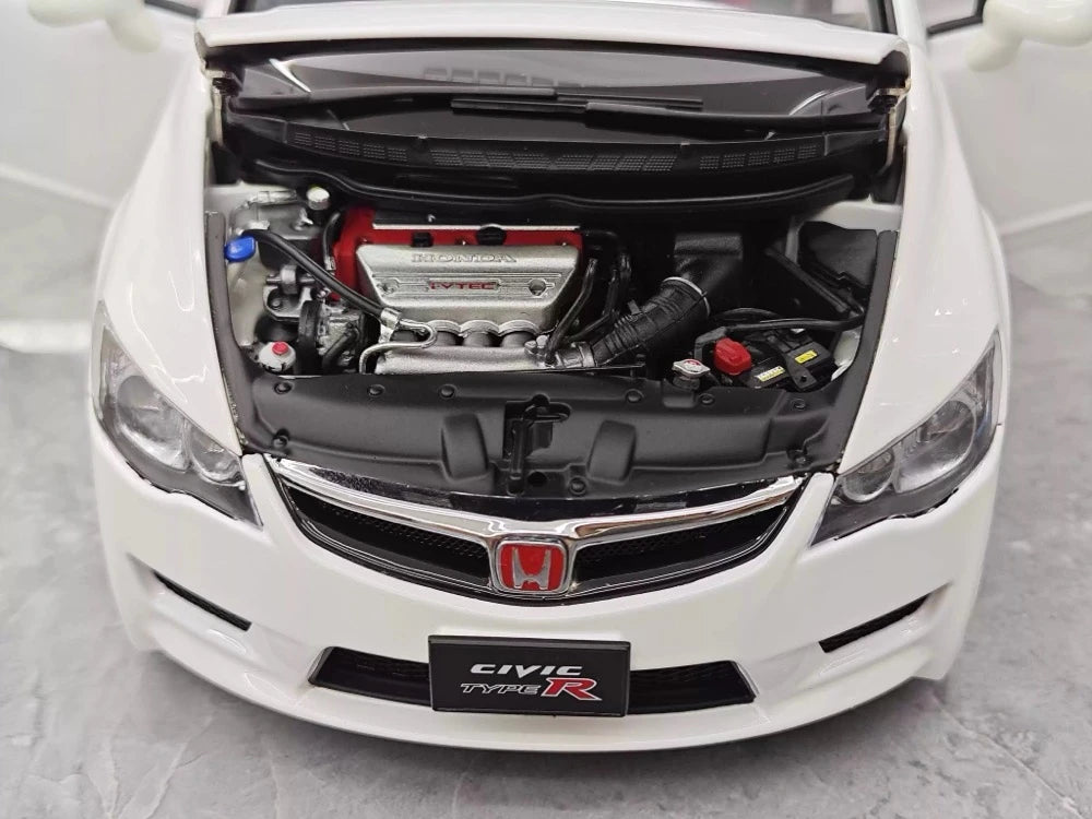 [MotorHelix] 1:18 Honda 2007 Civic Type R FD2 ホワイト モデルカー Die-Cast