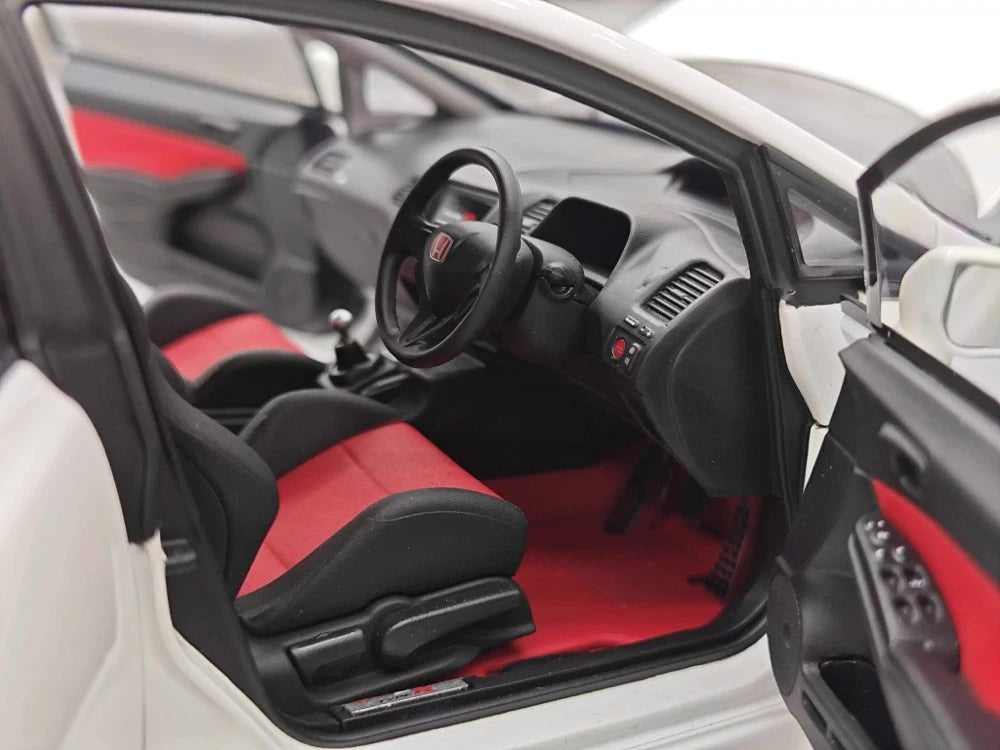 [MotorHelix] 1:18 Honda 2007 Civic Type R FD2 ホワイト モデルカー Die-Cast