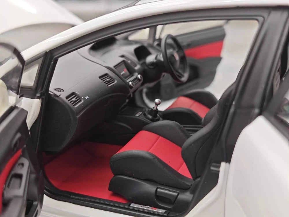 [MotorHelix] 1:18 Honda 2007 Civic Type R FD2 ホワイト モデルカー Die-Cast