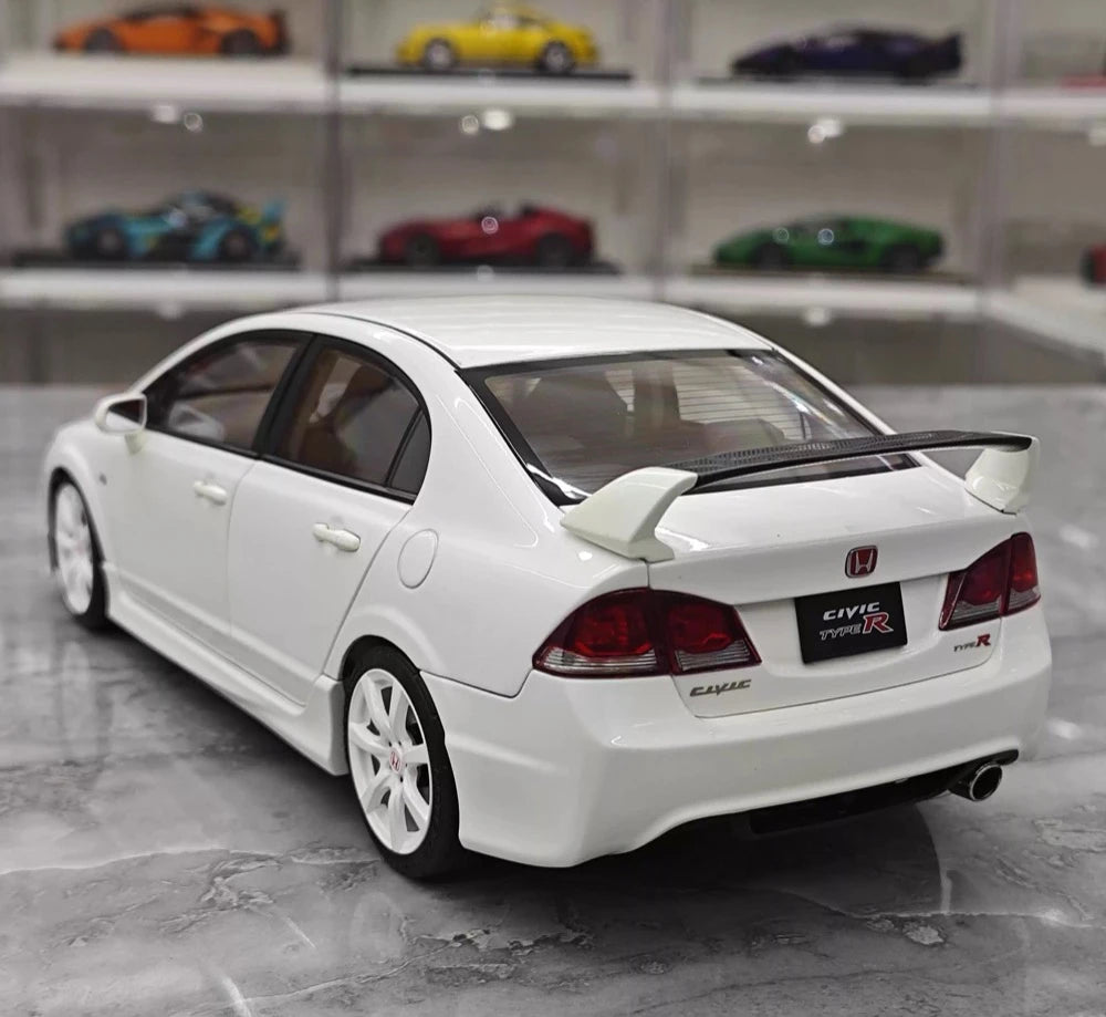 [MotorHelix] 1:18 Honda 2007 Civic Type R FD2 ホワイト モデルカー Die-Cast