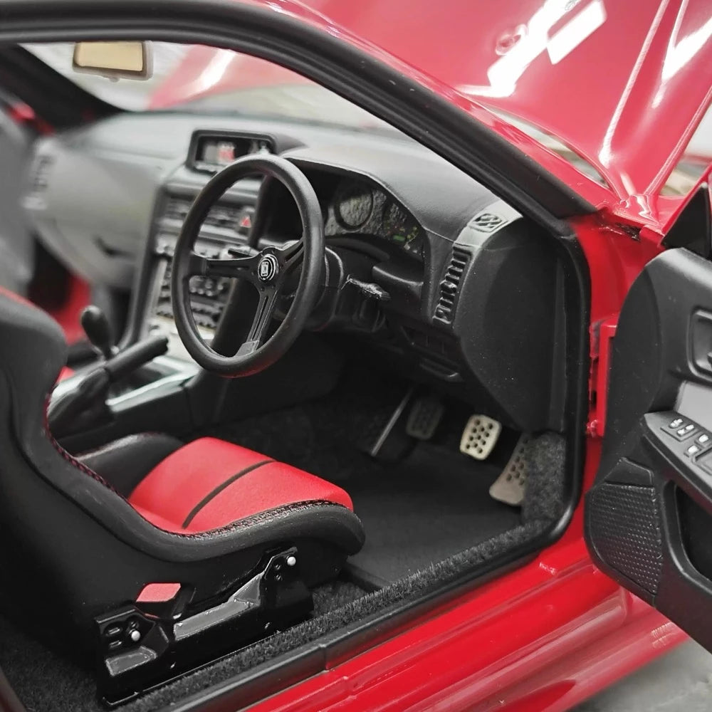 [MotorHelix] 1:18 Nissan 1999 Skyline GTR R34 Red Model Car Die-Cast