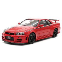 [MotorHelix] 1:18 Nissan 1999 Skyline GTR R34 Red Model Car Die-Cast