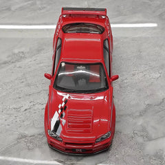 [MotorHelix] 1:18 Nissan 1999 Skyline GTR R34 Red Model Car Die-Cast