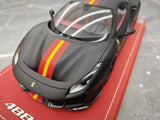 [MR Collection] 1:18 Ferrari 2019 488 Pista Black Model Car Resin