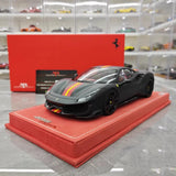 [MR Collection] 1:18 Ferrari 2019 488 Pista Black Model Car Resin