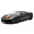 [MR Collection] 1:18 Ferrari 2019 488 Pista Black Model Car Resin