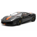 [MR Collection] 1:18 Ferrari 2019 488 Pista Black Model Car Resin
