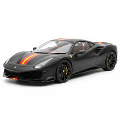 [MR Collection] 1:18 Ferrari 2019 488 Pista Black Model Car Resin