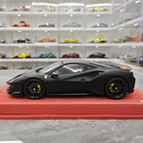 [MR Collection] 1:18 Ferrari 2019 488 Pista Black Model Car Resin