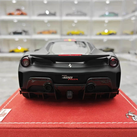 [MR Collection] 1:18 Ferrari 2019 488 Pista zwart modelauto Hars