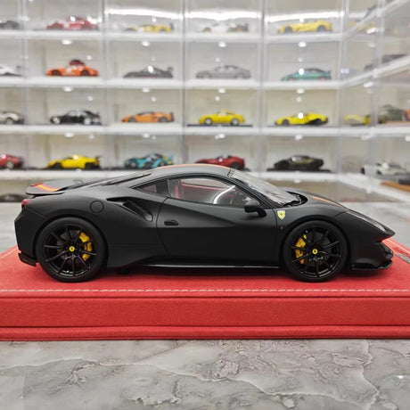 [MR Collection] 1:18 Ferrari 2019 488 Pista zwart modelauto Hars