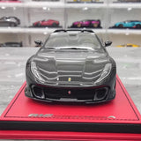 [MR Collection] 1:18 Ferrari 2022 812 Competizione Aperta Black Model Car Resin