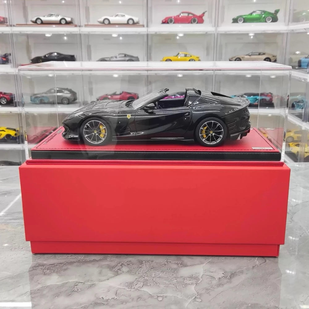 [MR Collection] 1:18 Ferrari 2022 812 Competizione Aperta nero modellino di auto resina