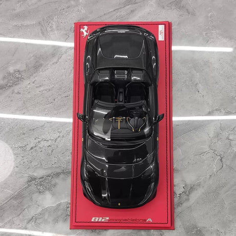 [MR Collection] 1:18 Ferrari 2022 812 Competizione Aperta zwart modelauto Hars