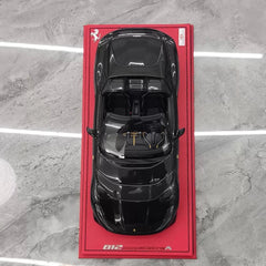 [MR Collection] 1:18 Ferrari 2022 812 Competizione Aperta nero modellino di auto resina