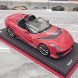 [MR Collection] 1:18 Ferrari 2022 812 Competizione Aperta Red Model Car Resin