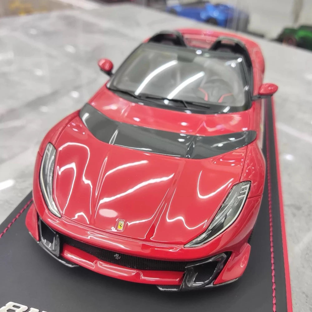 [MR collection] 1:18 Ferrari 2022 812 Competizione Aperta rouge voiture miniature Resin