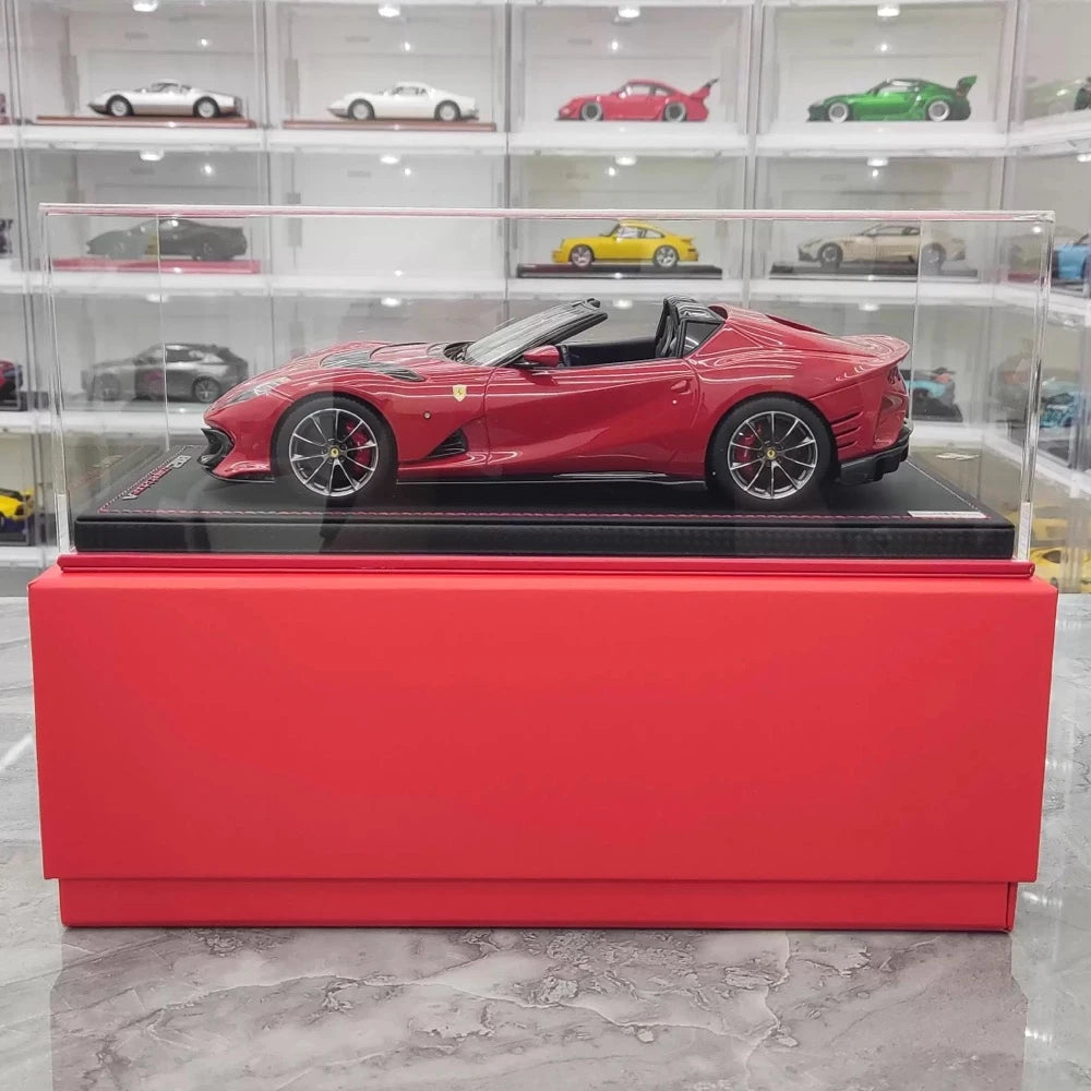 [MR Collection] 1:18 Ferrari 2022 812 Competizione Aperta Red Model Car Resin
