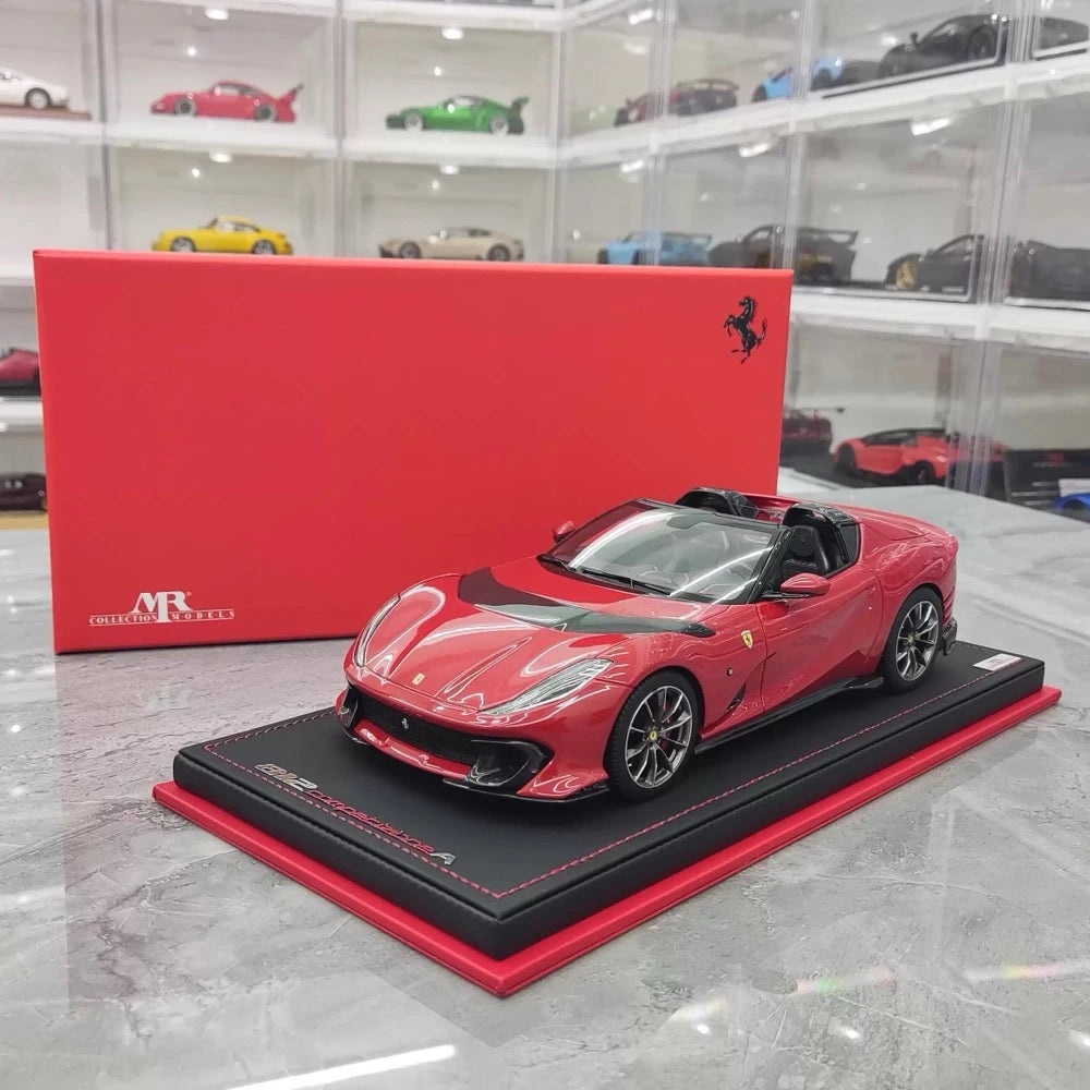 [MR collection] 1:18 Ferrari 2022 812 Competizione Aperta rouge voiture miniature Resin