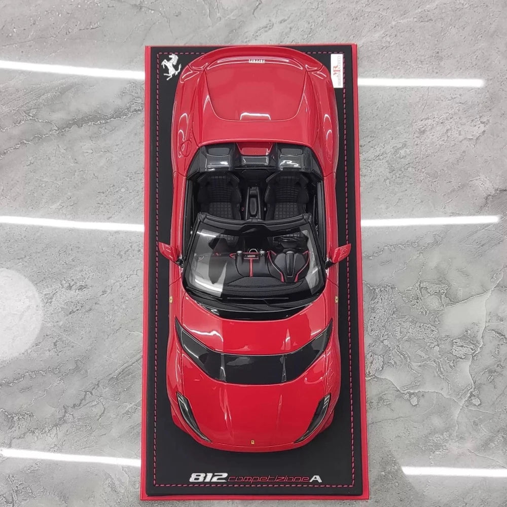 [MR collection] 1:18 Ferrari 2022 812 Competizione Aperta rouge voiture miniature Resin