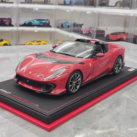 [MR Collection] 1:18 Ferrari 2022 812 Competizione Aperta rood modelauto Hars