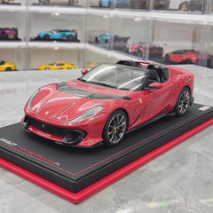 [MR collection] 1:18 Ferrari 2022 812 Competizione Aperta rouge voiture miniature Resin