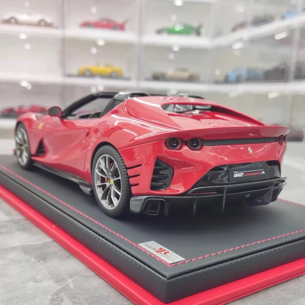 [MR collection] 1:18 Ferrari 2022 812 Competizione Aperta rouge voiture miniature Resin