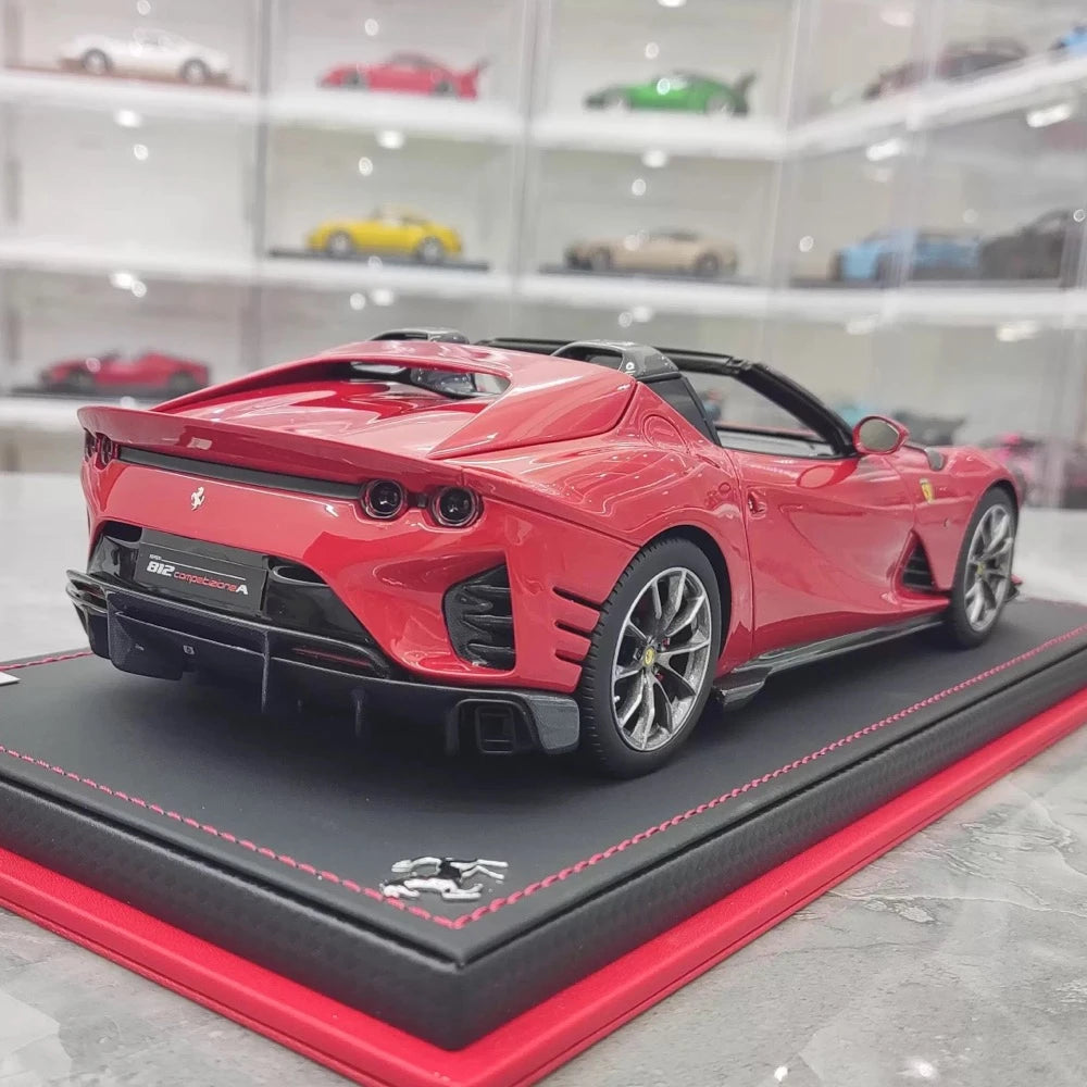 [MR collection] 1:18 Ferrari 2022 812 Competizione Aperta rouge voiture miniature Resin