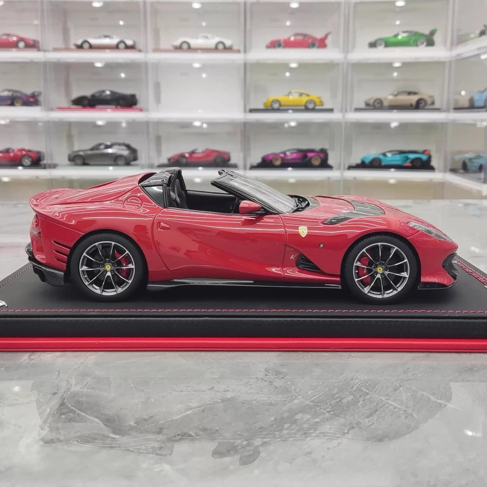 [MR collection] 1:18 Ferrari 2022 812 Competizione Aperta rouge voiture miniature Resin