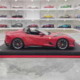 [MR Collection] 1:18 Ferrari 2022 812 Competizione Aperta Red Model Car Resin