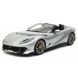 [MR Collection] 1:18 Ferrari 2022 812 Competizione Aperta Silver Model Car Resin
