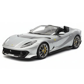 [MR Collection] 1:18 Ferrari 2022 812 Competizione Aperta Silver Model Car Resin