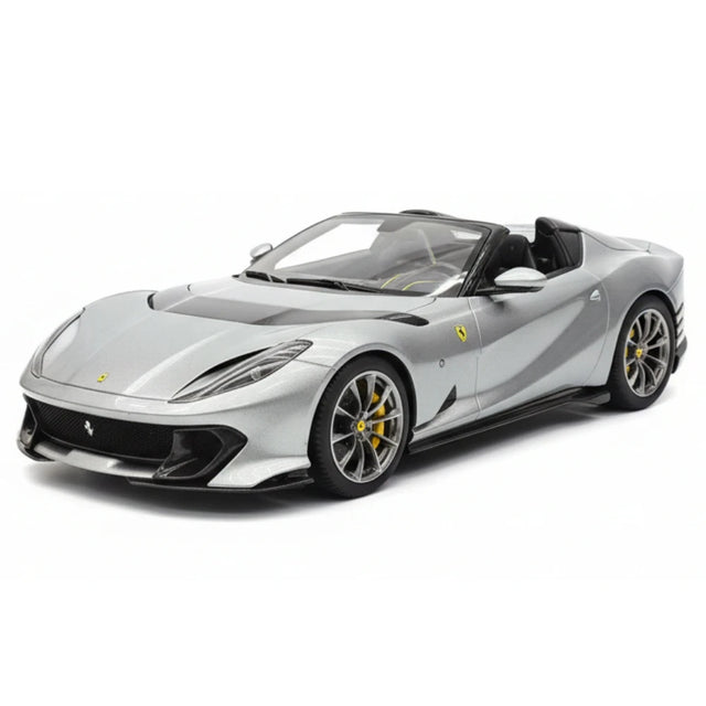 [MR Collection] 1:18 Ferrari 2022 812 Competizione Aperta Silver Model Car Resin