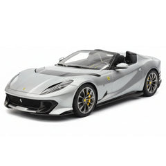 [MR Collection] 1:18 Ferrari 2022 812 Competizione Aperta Silver Model Car Resin