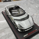 [MR Collection] 1:18 Ferrari 2022 812 Competizione Aperta Silver Model Car Resin