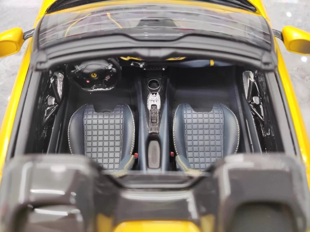 [MR Collection] 1:18 Ferrari 2022 812 Competizione Aperta Yellow Model Car Resin