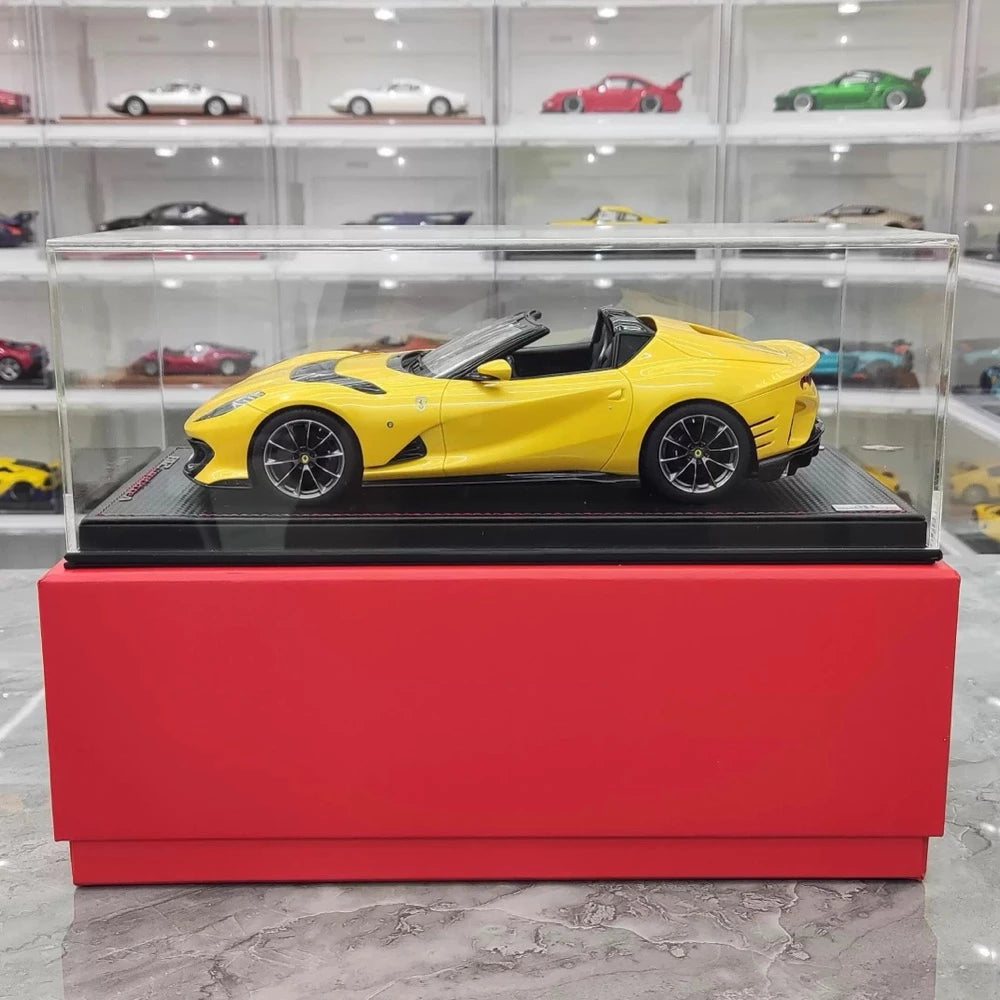 [MR Collection] 1:18 Ferrari 2022 812 Competizione Aperta Yellow Model Car Resin