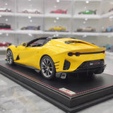 [MR Collection] 1:18 Ferrari 2022 812 Competizione Aperta Yellow Model Car Resin