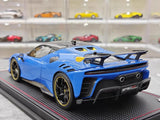 [MR Collection] 1:18 Ferrari 2023 SF90 XX Stradale Glossy Blue & Yellow Model Car Resin