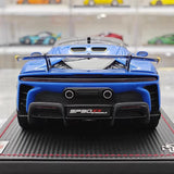 [MR Collection] 1:18 Ferrari 2023 SF90 XX Stradale Glossy Blue & Yellow Model Car Resin