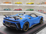 [MR Collection] 1:18 Ferrari 2023 SF90 XX Stradale Glossy Blue & Yellow Model Car Resin
