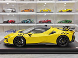 [MR Collection] 1:18 Ferrari 2023 SF90 XX Stradale Glossy Yellow & Black Model Car Resin